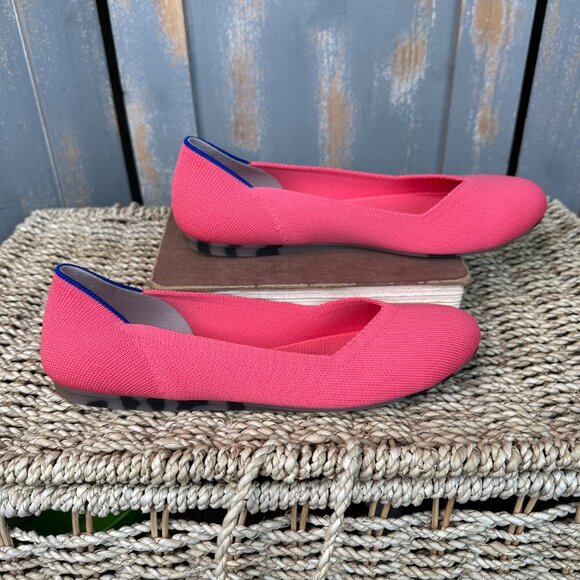 Rothy's The Flat Limited Edition Grapefruit Sz 9 - Picture 8 of 16